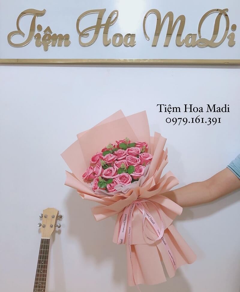 Bó hoa hồng 17 bông