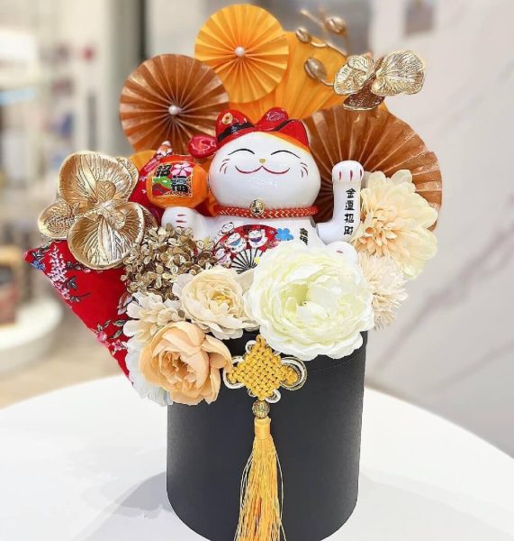 Ý nghĩa mèo thần tài vẫy tay