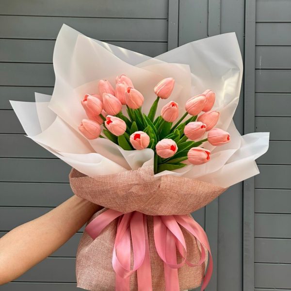 Hoa Tulip Hồng Tặng Bạn Gái