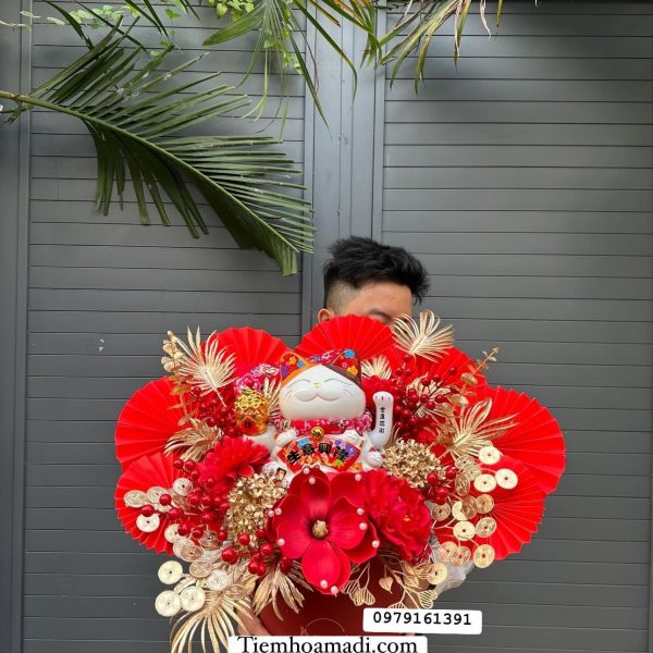 Mèo Thần Tài Tặng Tân Gia