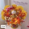 Mèo thần tài mix hoa sang trọng