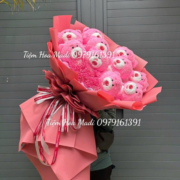 Bó hoa gấu bông tặng sinh nhật