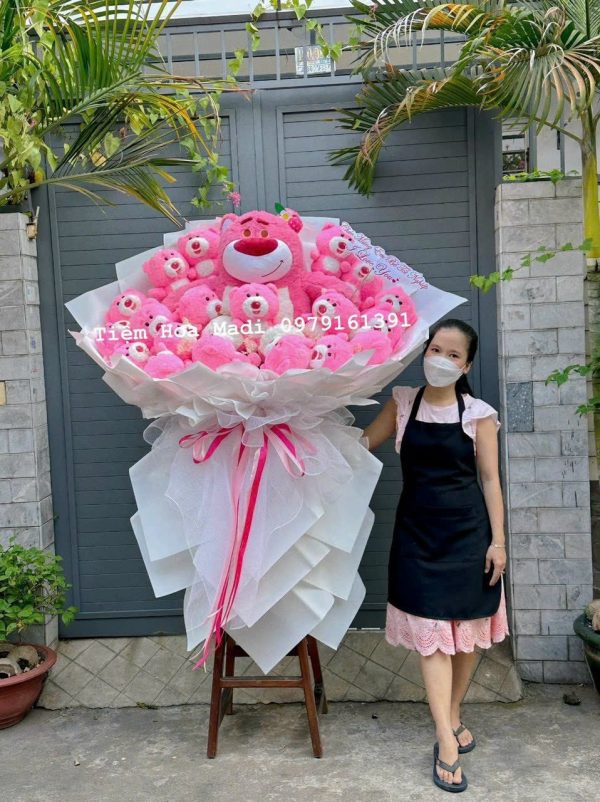 Bó Hoa Gấu Món Quà Đặc Biệt