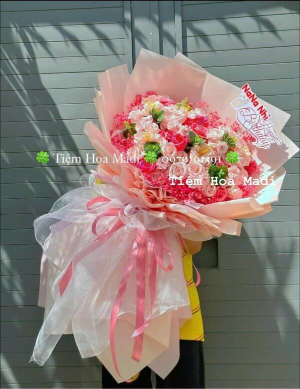 bó hoa hồng đẹp tặng người yêu