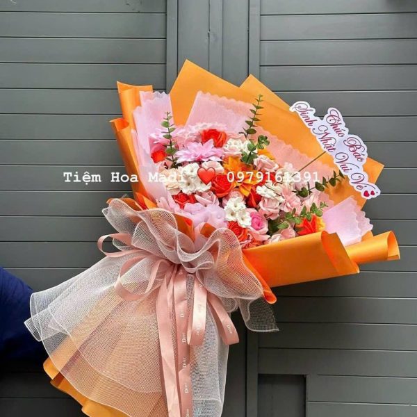 hoa hồng sáp tặng người yêu