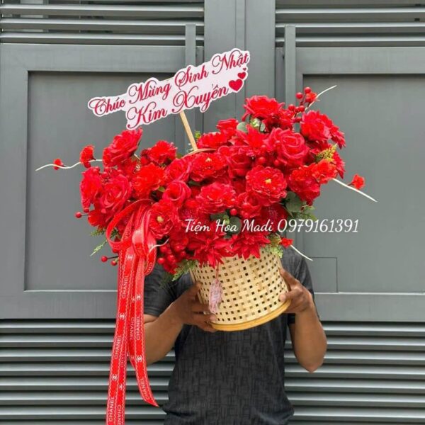 Lẵng Hoa Chúc Mừng Sinh Nhật