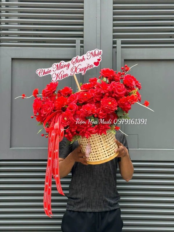 Lẵng Hoa Chúc Mừng Sinh Nhật
