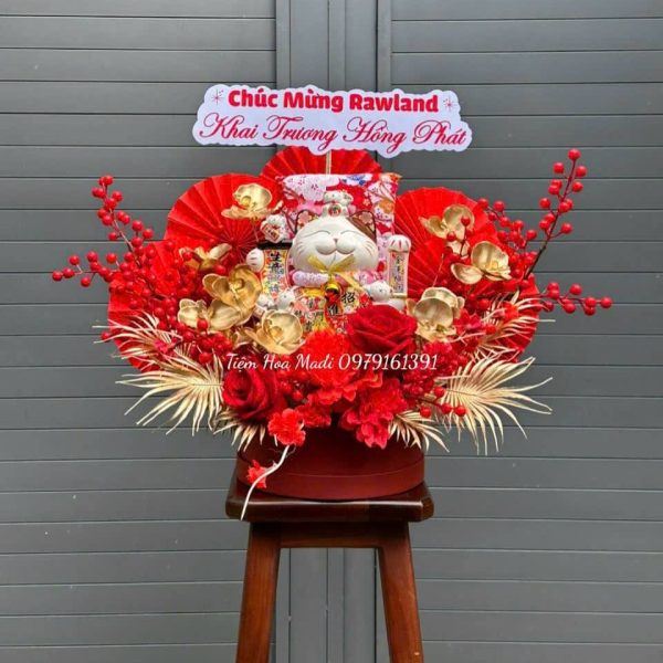 Lẵng Hoa Khai Trương Cty BĐS