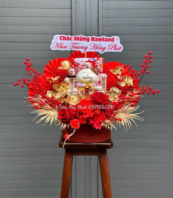 Lẵng Hoa Khai Trương Cty BĐS