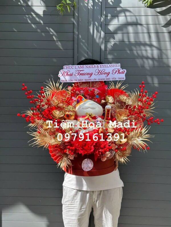 Hoa Khai Trương Tiệm Nail
