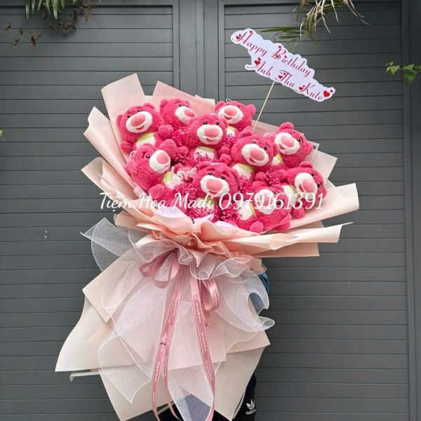 Bó Hoa Gấu Siêu Vip Mừng Sinh Nhật