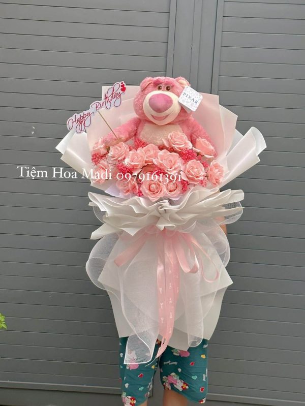 Hoa Gấu Bông Đẹp Tặng Người Yêu