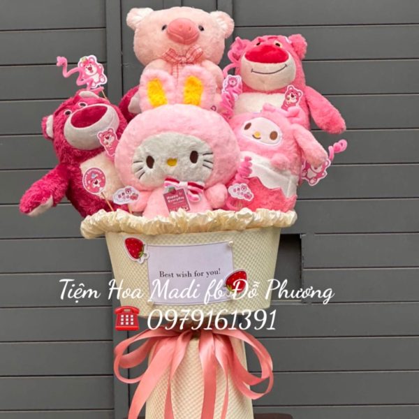 Hoa Gấu Dâu Tặng Nàng