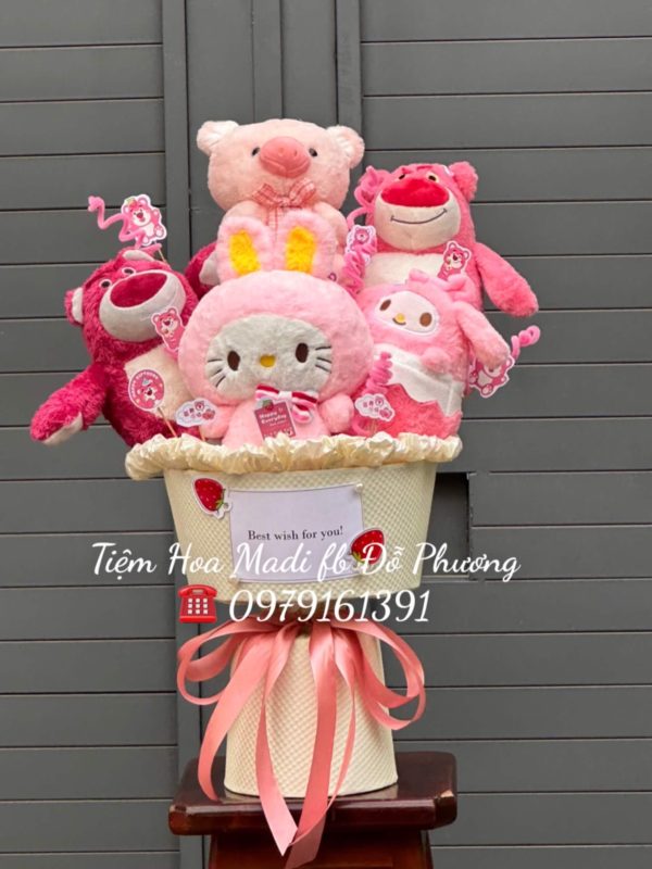 Hoa Gấu Dâu Tặng Nàng
