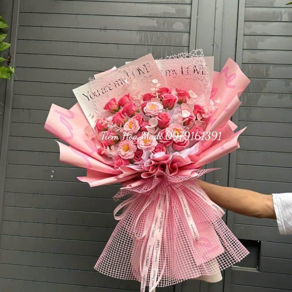Bó hoa tặng sinh nhật bạn