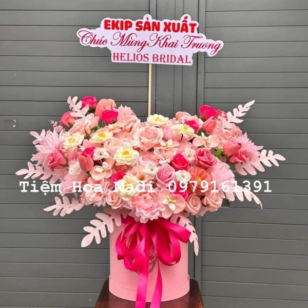 Giỏ Hoa Khai Trương 1tr