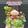 Hoa khai trương màu xanh
