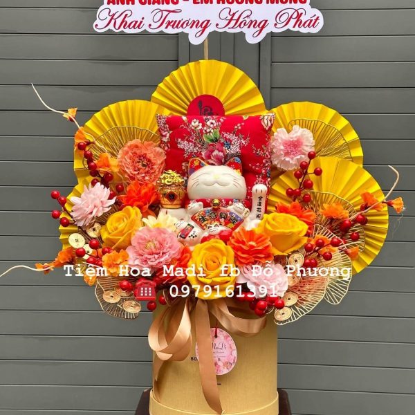 Hoa khai trương sang trọng