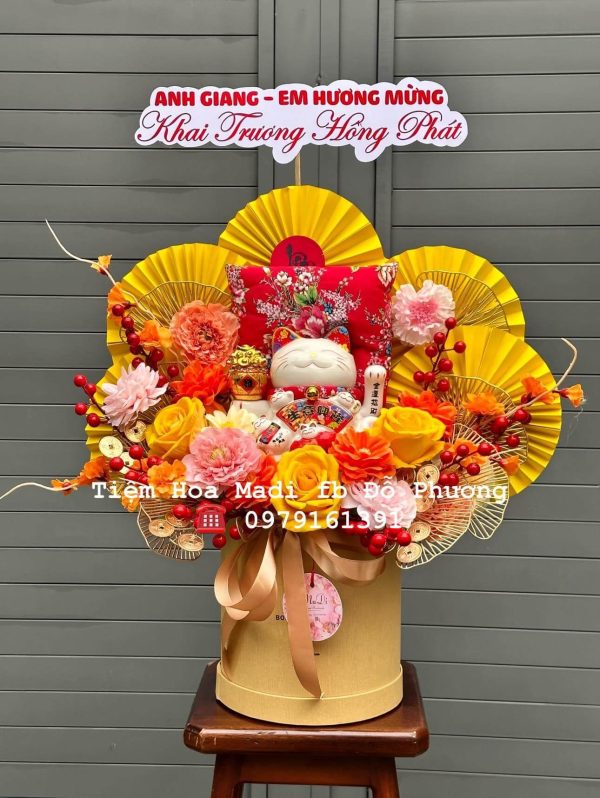 Hoa khai trương sang trọng