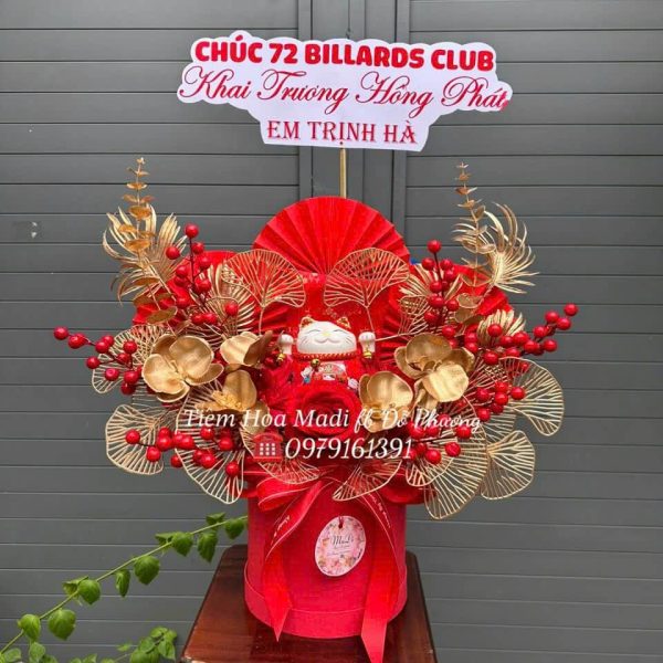 Hoa mừng khai trương HCM