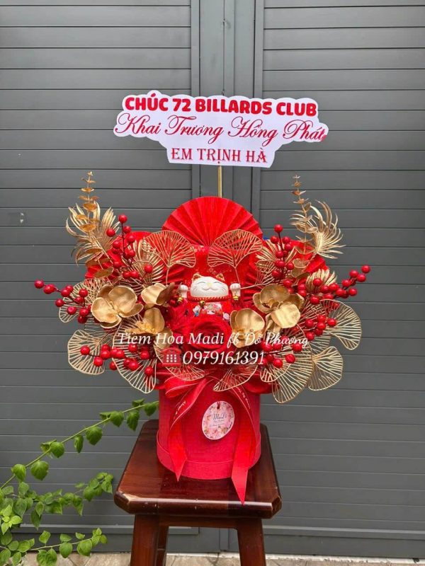 Hoa mừng khai trương HCM