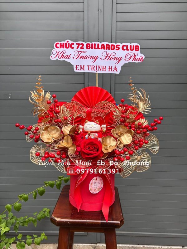 Hoa mừng khai trương HCM