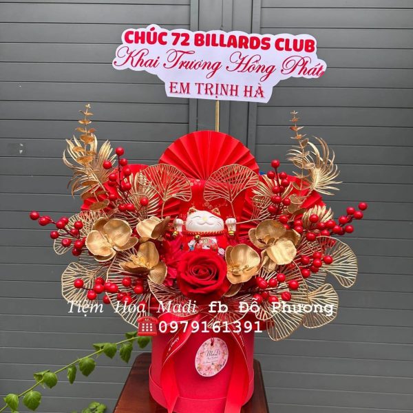Hoa mừng khai trương HCM