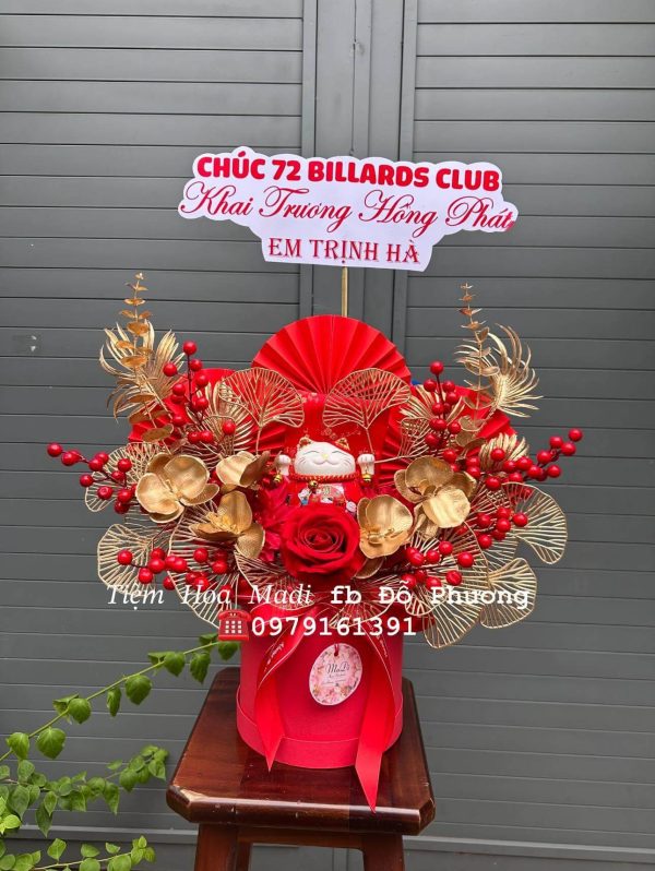 Hoa mừng khai trương HCM