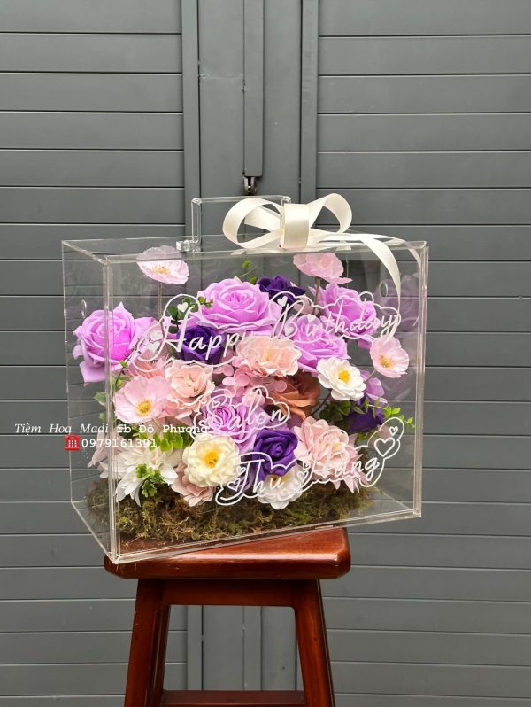 Hộp Hoa Chúc Mừng Sinh Nhật