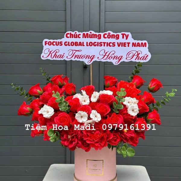 Lẵng Hoa Khai Trương HCM