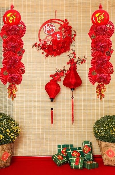 Trang trí hoa Tết
