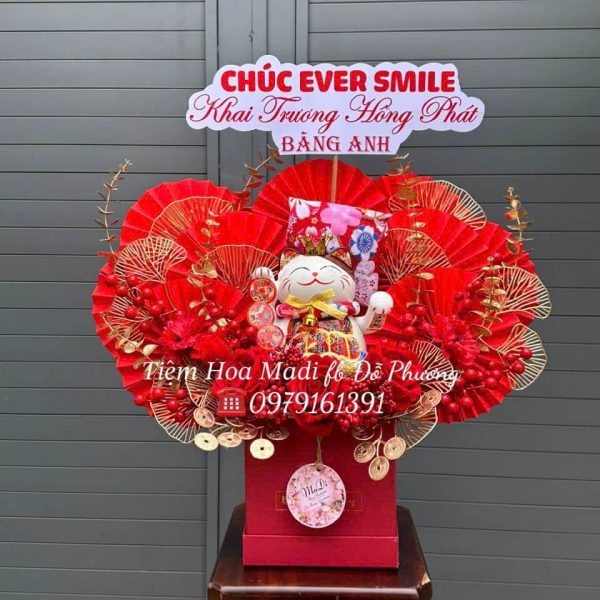 Lẵng Hoa Đẹp Mừng Khai Trương