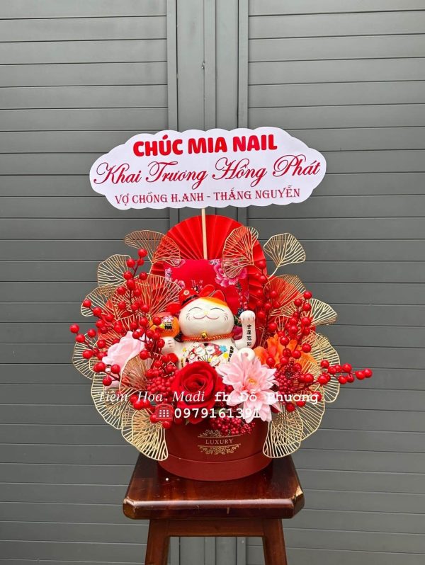 Quà mừng khai trương tiệm nail