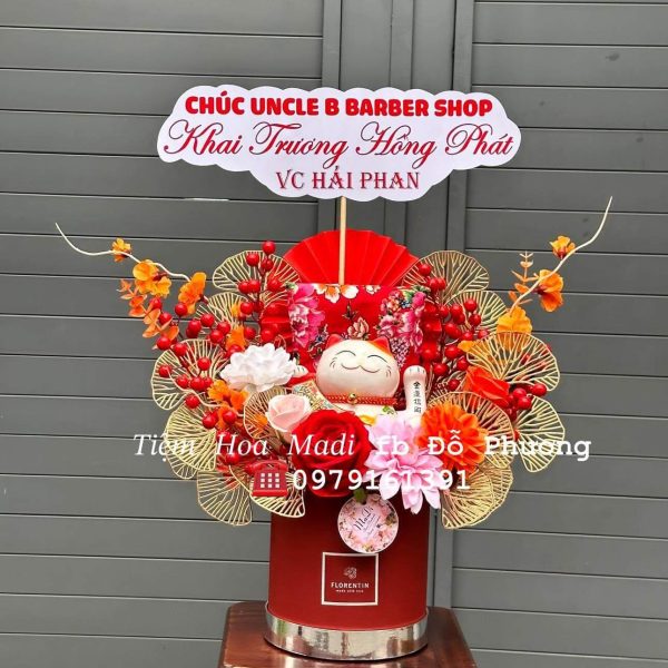 Quà mừng khai trương tiệm tóc