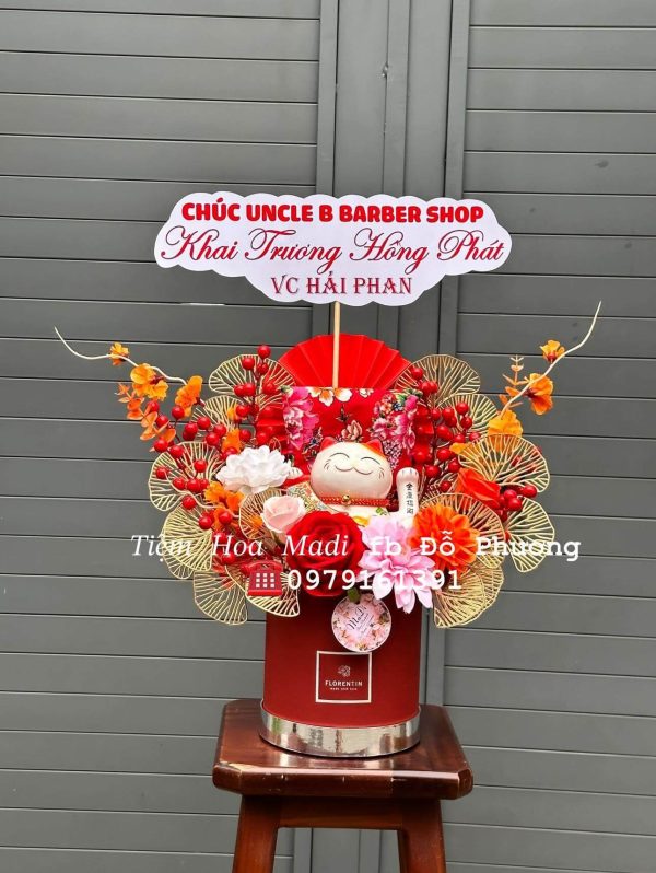 Quà mừng khai trương tiệm tóc