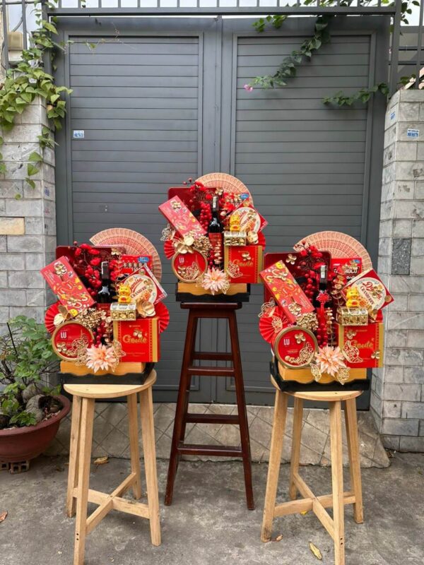 Giỏ quà Tết đẹp