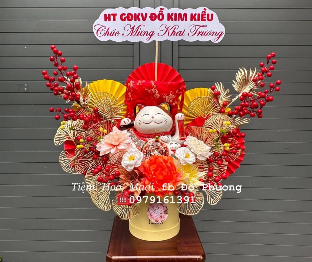 Gợi ý hoa mèo mừng khai trương