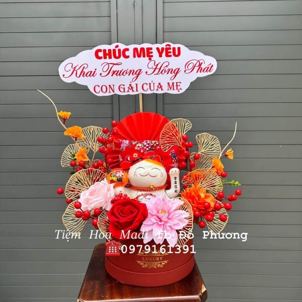 Hoa Mèo Thần Tài Khai Trương Tại Biên Hòa