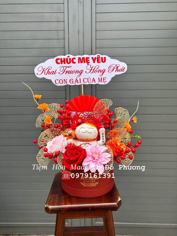 Hoa Mèo Thần Tài Khai Trương Tại Biên Hòa