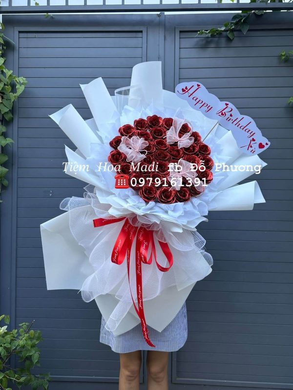 Hoa valentine tặng vợ