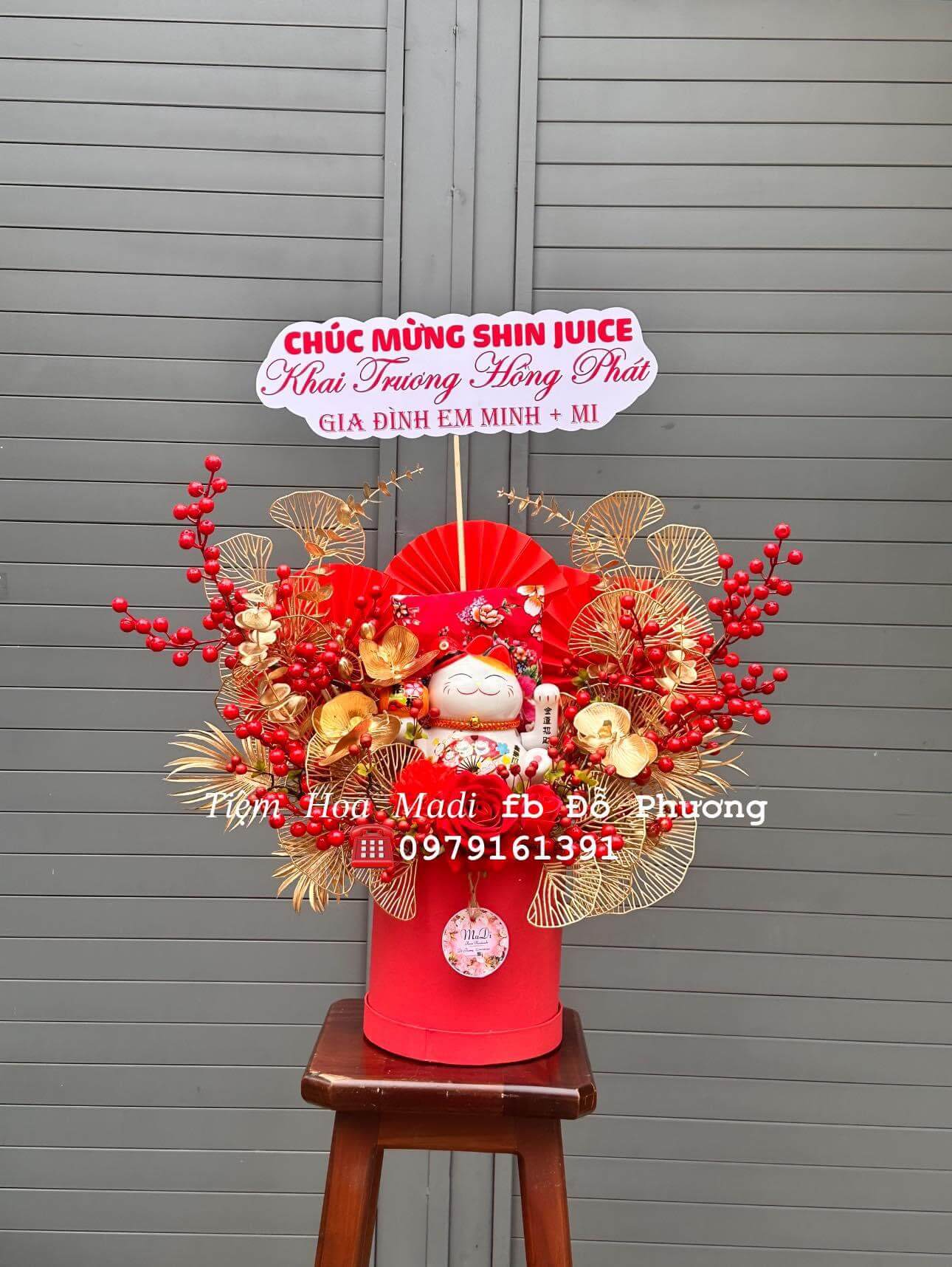 Meo-than-tai-vay-tay Hoa Khai Trương Tại Thủ Dầu Một