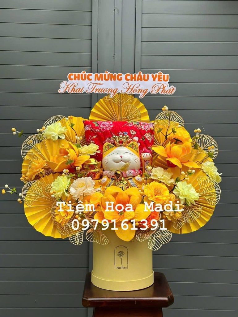 Gợi ý hoa mừng khai trương hồng phát