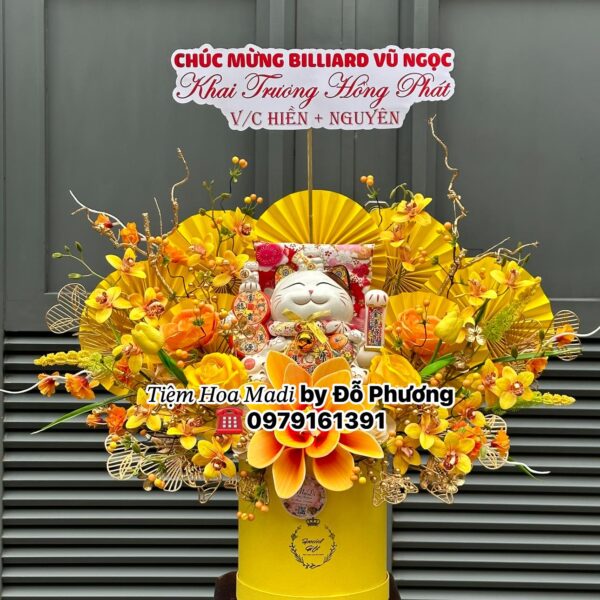 Hoa Khai Trương Cho Người Mệnh Kim