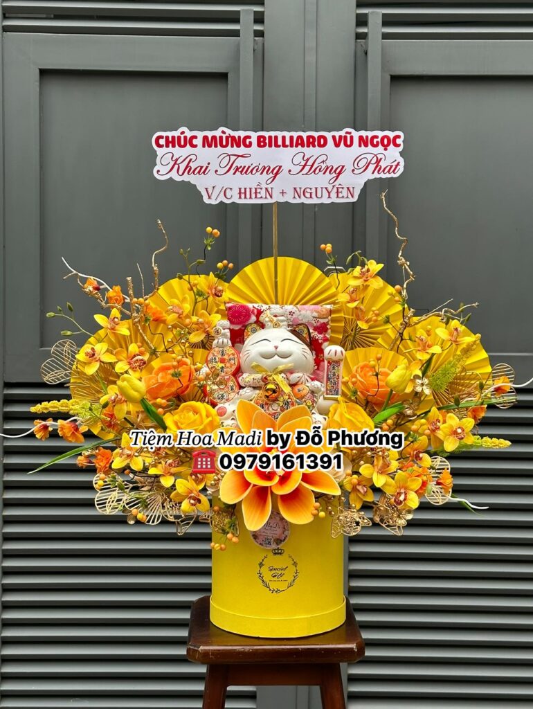 Hoa Khai Trương Cho Người Mệnh Kim