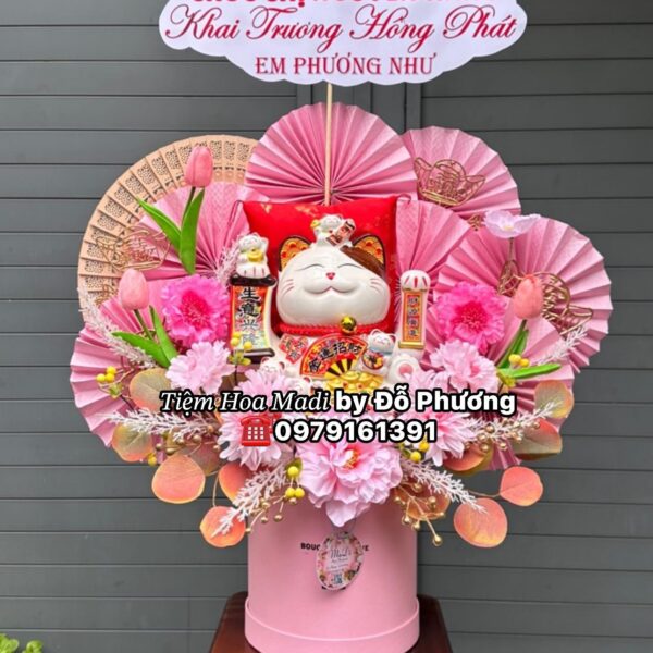 hoa khai trương cho người mệnh Thổ