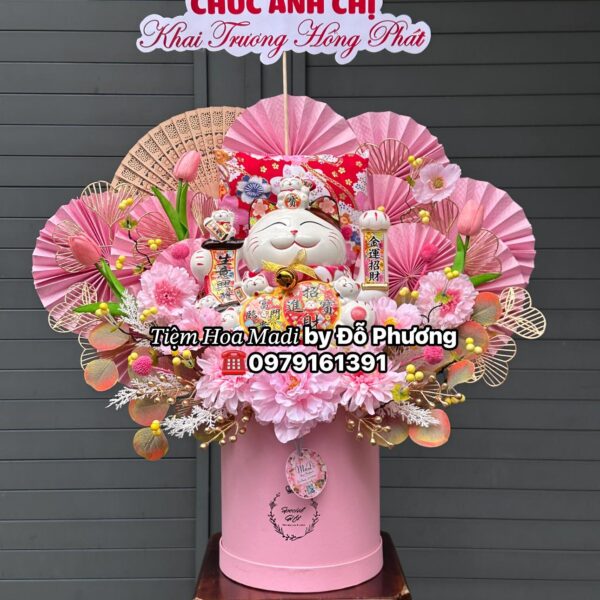 Mẫu Hoa Khai Trương Sang Trọng