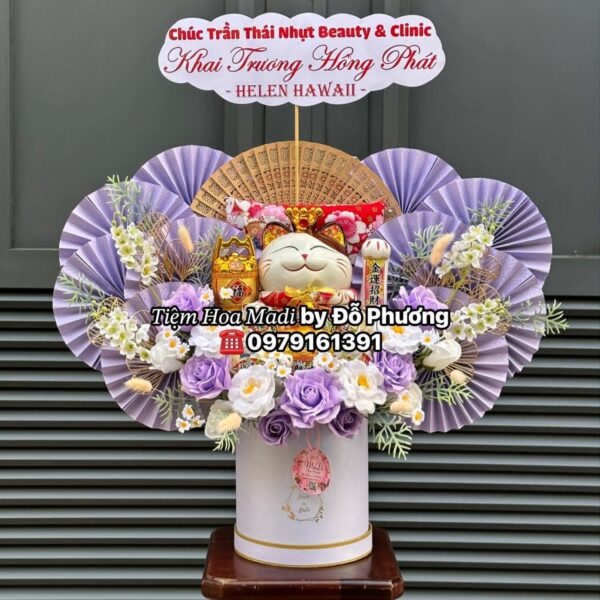 Hoa Khai Trương Tông Tím