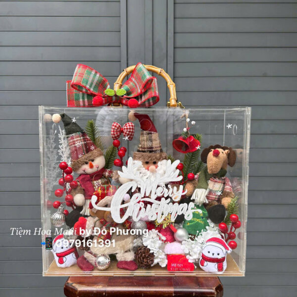 Bó hoa noel sang trọng