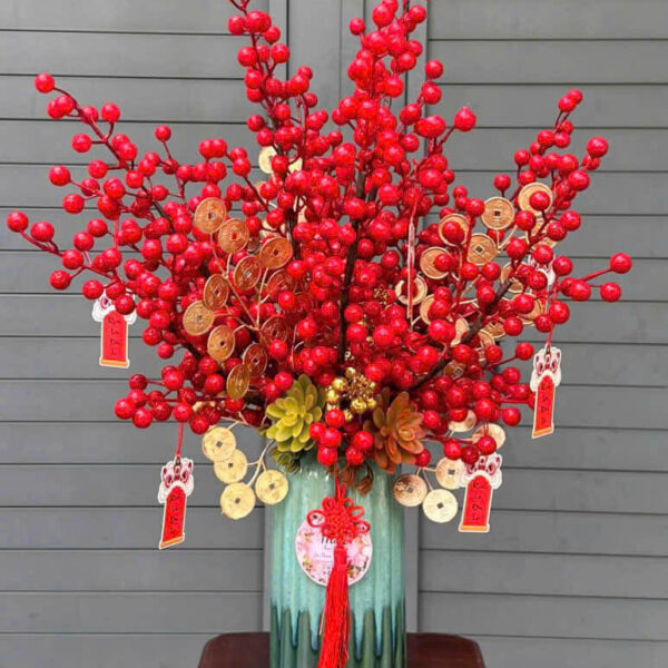 Bình Hoa Đào Đông Đẹp