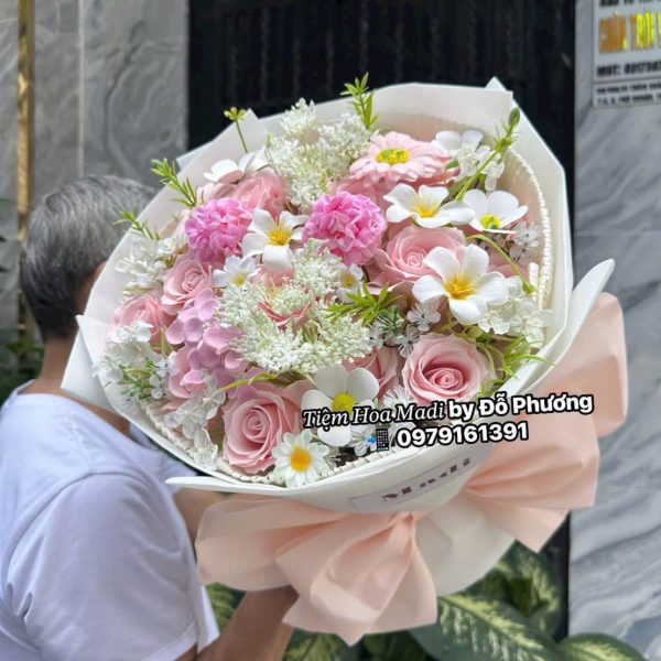 Bó Hoa Sinh Nhật Mix Màu Tươi Tắn